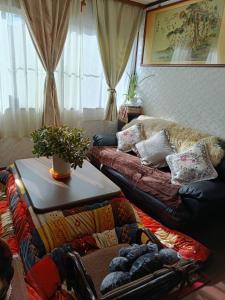 Χώρος καθιστικού στο 菊の宿 民泊