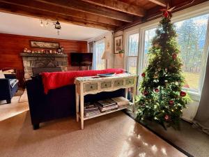 Μια τηλεόραση ή/και κέντρο ψυχαγωγίας στο 1894 Catskills Farmhouse Retreat