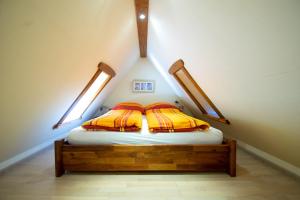 Ένα ή περισσότερα κρεβάτια σε δωμάτιο στο Wolkenkratzersuite