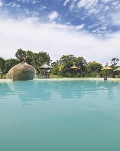 Swimmingpoolen hos eller tæt på Lagunas de la selva