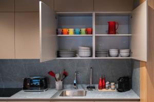 Η κουζίνα ή μικρή κουζίνα στο Vip Residences Andorra +59 φωτογραφίες