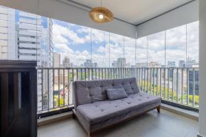 Et opholdsområde på Praticidade e conforto, ao lado do Hosp Oswaldo Cruz.