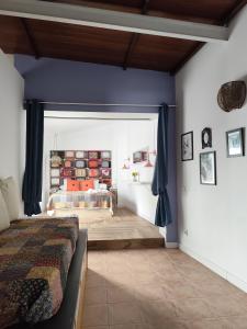 Postel nebo postele na pokoji v ubytování La Casita de la Abuela