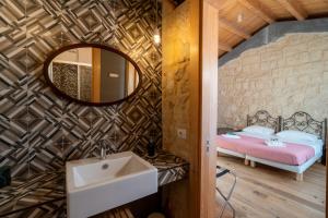 Koupelna v ubytování Agriturismo Pietre di Gelo