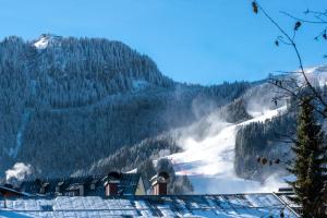 Nespecifikovaný výhled na hory nebo výhled na hory při pohledu z apartmánu