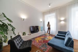 Μια τηλεόραση ή/και κέντρο ψυχαγωγίας στο Swanky Residence, 4 stars, city centre