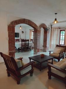 Posezení v ubytování Ñuca Huasi