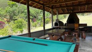 Billardbord på Fazenda Alcantilado