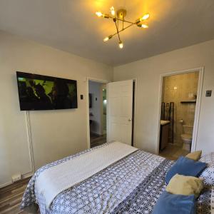 Postel nebo postele na pokoji v ubytování Departamento primera línea frente al casino.