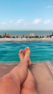 Swimmingpoolen hos eller tæt på Flat 5 Stars Praia da Rocha Portimão