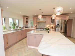 Køkken eller tekøkken på Hallbeck