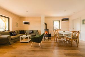 Posezení v ubytování Blockhaus 2