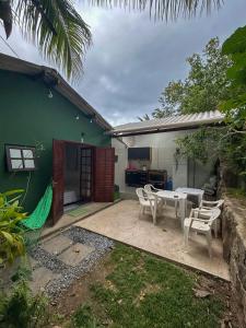 Zahrada ubytování Verde Mar Ilha Grande
