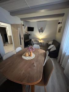 Χώρος καθιστικού στο Chata Roudny