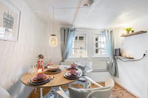 Posezení v ubytování Das Häuschen 1650