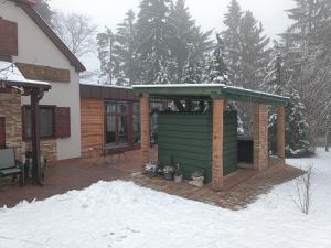 Το Hétházpuszta Erdészlak τον χειμώνα