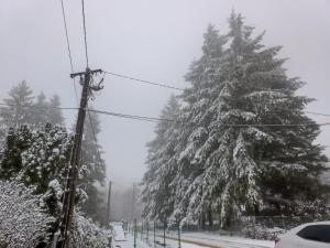 Το Hétházpuszta Erdészlak τον χειμώνα