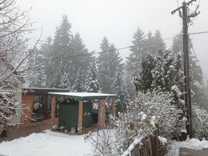 Το Hétházpuszta Erdészlak τον χειμώνα