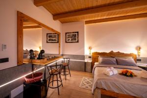 Ένα ή περισσότερα κρεβάτια σε δωμάτιο στο Agriturismo Dai Dellerba