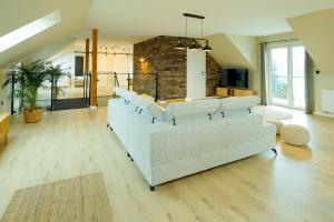 Khu vực ghế ngồi tại Apartament NaWidoki