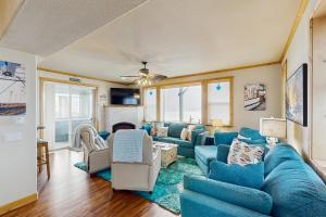 Μια τηλεόραση ή/και κέντρο ψυχαγωγίας στο Sunset Beach House