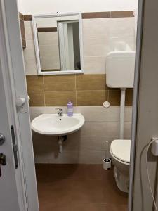 Koupelna v ubytování Ristorante Turismo Steak house B&B