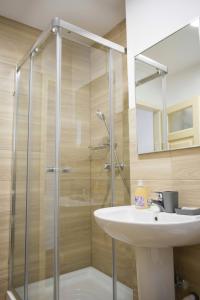 Koupelna v ubytování Szent Ferenc Vendégház