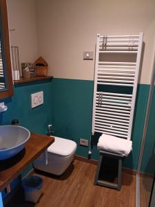 Koupelna v ubytování B&B Monte Bo Biella