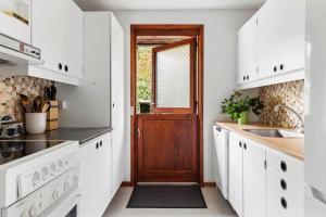 Kuchyň nebo kuchyňský kout v ubytování 1662-Hundested-Kongelysvej-11