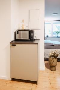 Kuchyň nebo kuchyňský kout v ubytování Apartment - Wohnung Bad Pyrmont