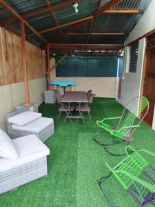 Posezení v ubytování Loro Verde near Corcovado Park