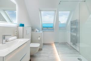 Phòng tắm tại Ferienhaus Bellaeins +31 ảnh