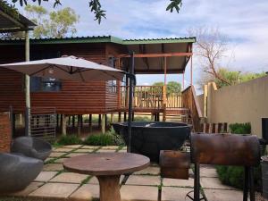 Siseõu või muu väliala majutusasutuses Romantic cabin in Big 5 Reserve