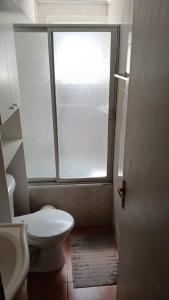 Koupelna v ubytování Departamento en arriendo por día