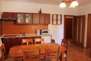 Kuchyňa alebo kuchynka v ubytovaní Apartmány Olympia
