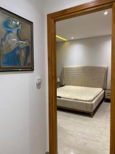 Χώρος καθιστικού στο Appartement coquet à Hammamet