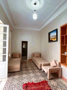 Posezení v ubytování Riad Rabat Laalou + 42 fotografií