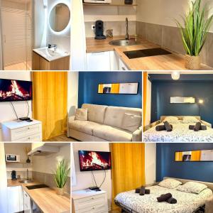 Kuchyň nebo kuchyňský kout v ubytování Dalikyda - La Bulle - Loveroom