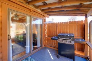 Gril dostupný pro hosty v prázdninového domu