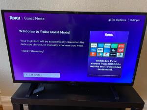 TV a/nebo společenská místnost v ubytování Pet Friendly 1BR St Louis Apartment w Laundry Yard