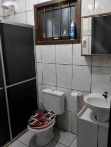 Koupelna v ubytování Pousada Bibi dormitorio e cafe