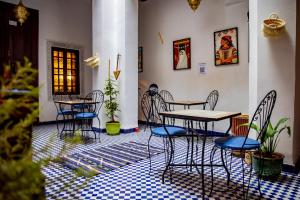 Χώρος καθιστικού στο Fes Dar Riad - Stay Timeless