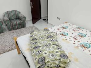 Postel nebo postele na pokoji v ubytování Everest hipe