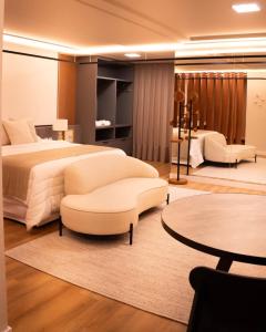 Χώρος καθιστικού στο Hotel Arezzu