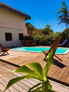 Bazén v ubytování Suite Individual com AR e WI-FI Casa Full Hausi nebo v jeho okolí