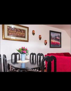 Χώρος καθιστικού στο Casa Santiago