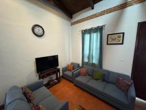 Χώρος καθιστικού στο Hotel Casa Jasmin