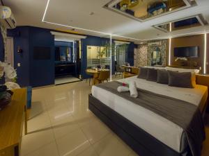 Posezení v ubytování Hotel Motel Sherwood