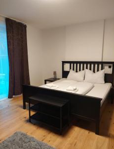 Ένα ή περισσότερα κρεβάτια σε δωμάτιο στο Ferienhaus Sunnseitn