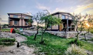 Bygningen som feriehuset ligger i